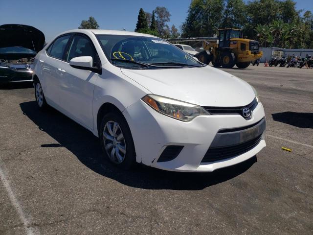 TOYOTA COROLLA L 2014 with VIN 5YFBURHE5EP020372 - Photo from auction