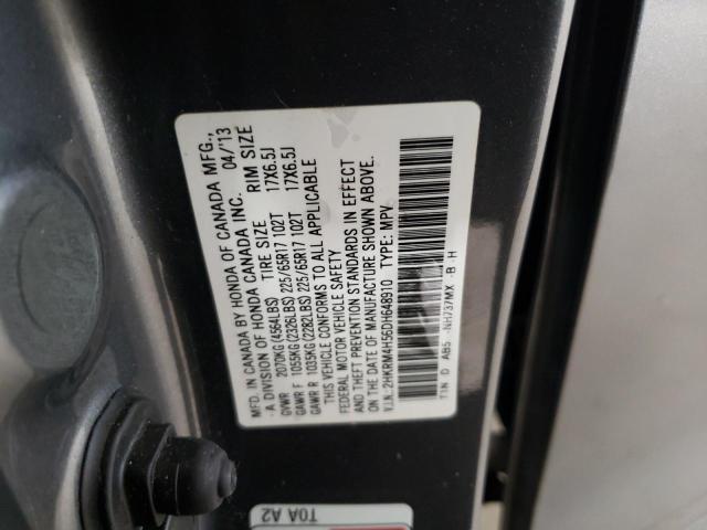 Photo 10 from auction – 2013 HONDA CR-V EX with VIN 2HKRM4H56DH648910