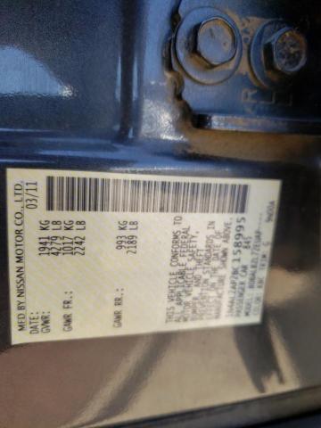 Photo 10 from auction – 2011 NISSAN ALTIMA BAS with VIN 1N4AL2AP2BC158995