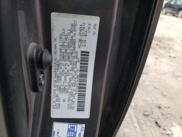 Photo 10 from auction – 2004 TOYOTA SIENNA CE with VIN 5TDZA23C64S061197