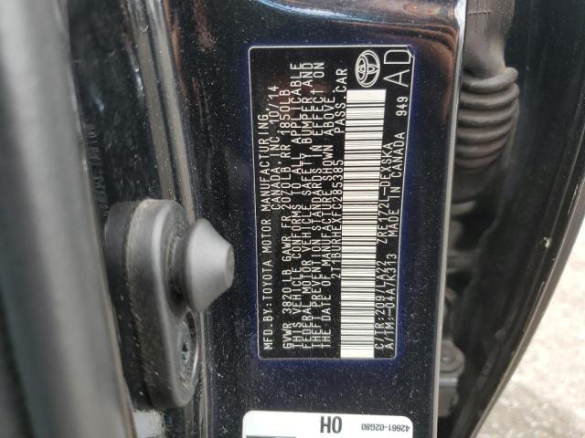 Photo 10 from auction – 2015 TOYOTA COROLLA L with VIN 2T1BURHEXFC285385