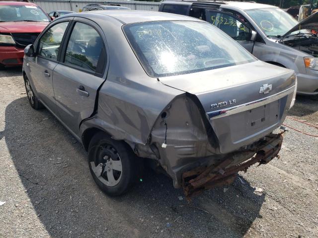 Photo 3 from auction – 2007 CHEVROLET AVEO BASE with VIN KL1TD56667B053141