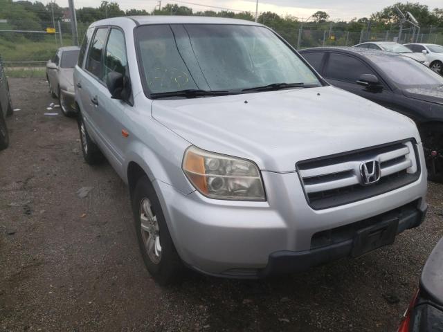 HONDA PILOT LX 2007 with VIN 5FNYF281X7B006426 - Photo from auction