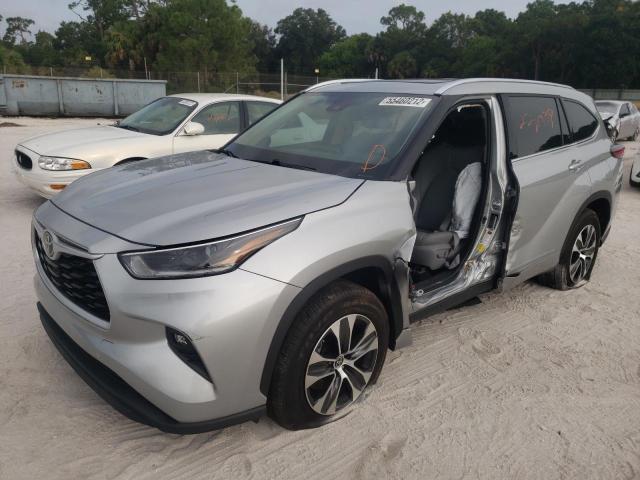 Photo 2 from auction – 2021 TOYOTA HIGHLANDER with VIN 5TDHZRAH5MS086037