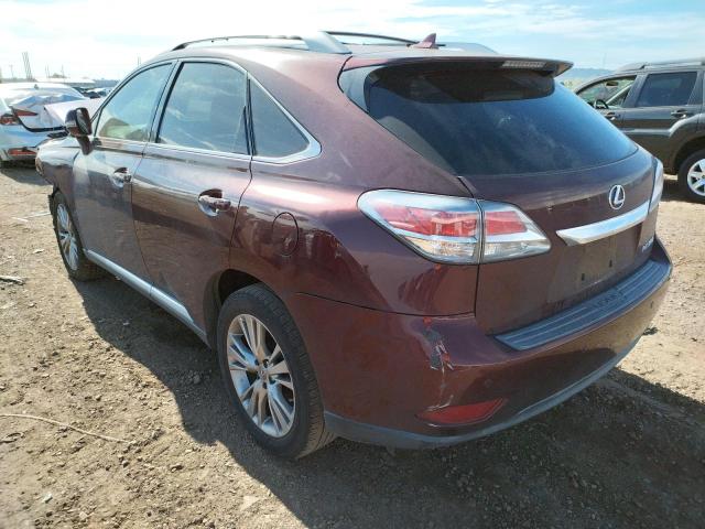 Photo 3 from auction – 2013 LEXUS RX 350 with VIN 2T2ZK1BA3DC118998