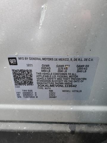 Photo 10 from auction – 2022 GMC TERRAIN SL with VIN 3GKALMEV0NL119642