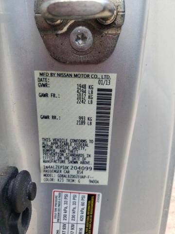 Photo 10 from auction – 2013 NISSAN ALTIMA S with VIN 1N4AL2EP1DC204099