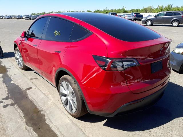 Photo 3 from auction – 2022 TESLA MODEL Y with VIN 7SAYGDEE2NF462100
