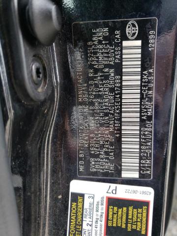 Photo 10 from auction – 2014 TOYOTA CAMRY L with VIN 4T1BF1FK5EU417888