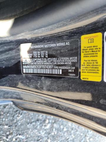 Photo 10 from auction – 2015 MINI COOPER with VIN WMWXM5C53FT974387