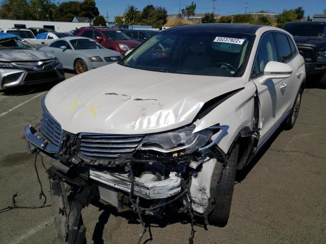 Photo 2 from auction – 2017 LINCOLN MKX RESERV with VIN 2LMPJ6LP1HBL16590