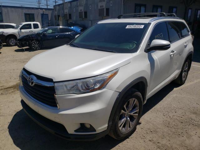 Photo 2 from auction – 2015 TOYOTA HIGHLANDER with VIN 5TDJKRFH3FS190026