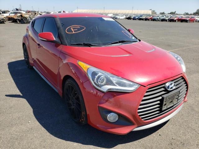HYUNDAI VELOSTER T 2014 with VIN KMHTC6AE6EU184552 - Photo from auction