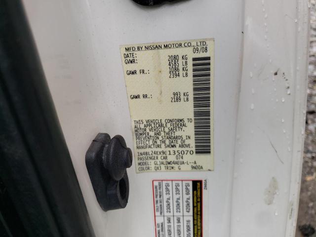 Photo 10 from auction – 2009 NISSAN ALTIMA 3.5 with VIN 1N4BL24EX9C135070
