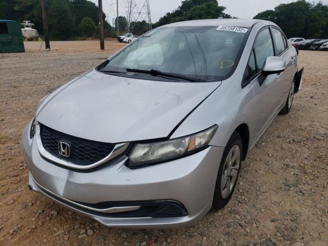 Photo 2 from auction – 2013 HONDA CIVIC LX with VIN 2HGFB2F55DH502203