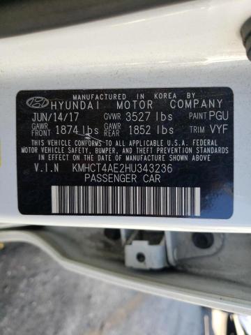 Photo 10 from auction – 2017 HYUNDAI ACCENT SE with VIN KMHCT4AE2HU343236