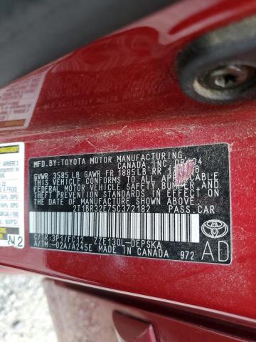 Фото 10 с аукциона – 2005 TOYOTA COROLLA CE с VIN 2T1BR32E75C372182