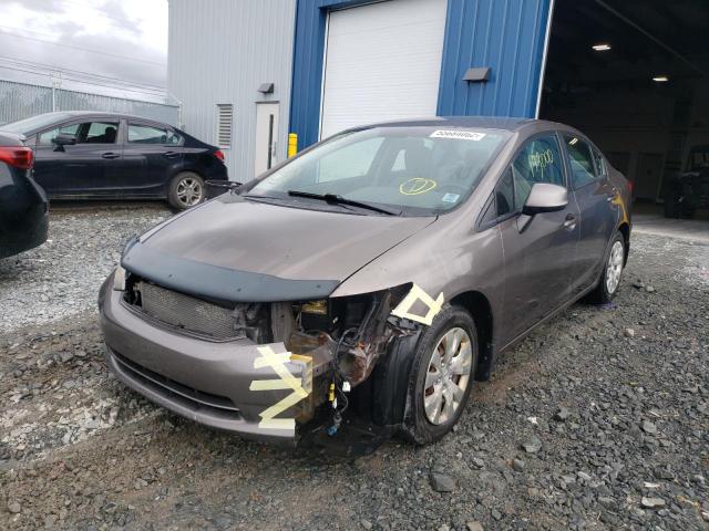 Photo 2 from auction – 2012 HONDA CIVIC LX with VIN 2HGFB2F47CH003621