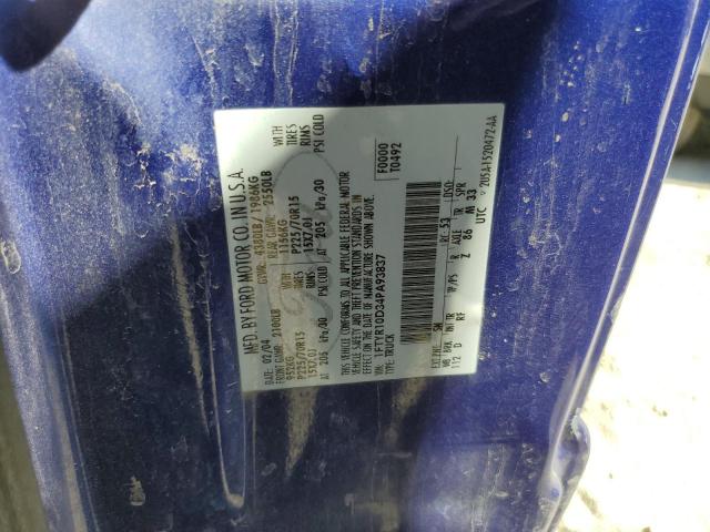 Photo 10 from auction – 2004 FORD RANGER with VIN 1FTYR10D34PA93837