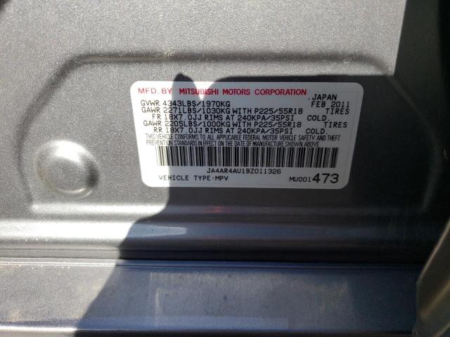 Photo 10 from auction – 2011 MITSUBISHI OUTLANDER with VIN JA4AR4AU1BZ011326