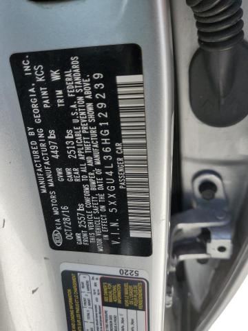 Photo 10 from auction – 2017 KIA OPTIMA EX with VIN 5XXGU4L36HG129239