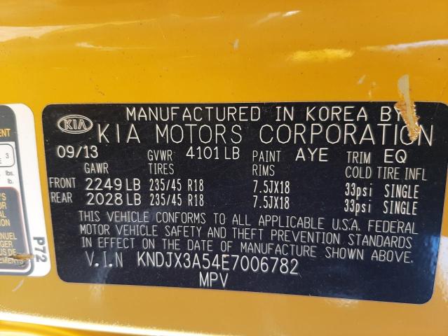 Photo 10 from auction – 2014 KIA SOUL ! with VIN KNDJX3A54E7006782