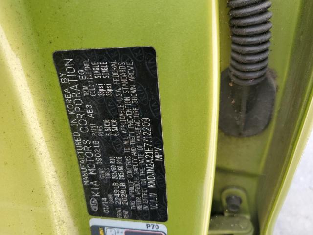 Photo 10 from auction – 2014 KIA SOUL with VIN KNDJN2A21E7712209