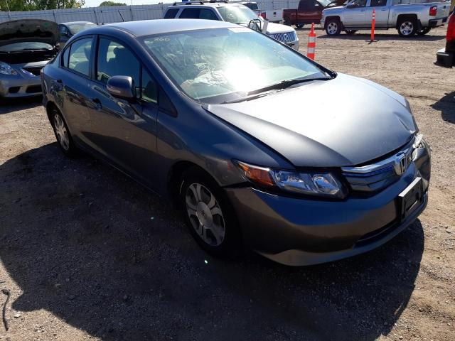 HONDA CIVIC HYBR 2012 with VIN JHMFB4F34CS005724 - Photo from auction