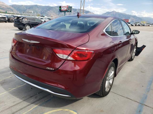 Photo 4 from auction – 2016 CHRYSLER 200 LIMITE with VIN 1C3CCCAB3GN111889