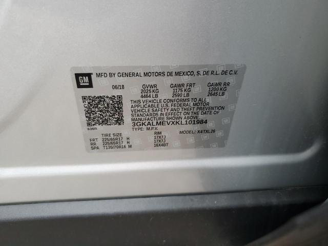 Photo 10 from auction – 2019 GMC TERRAIN SL with VIN 3GKALMEVXKL101984