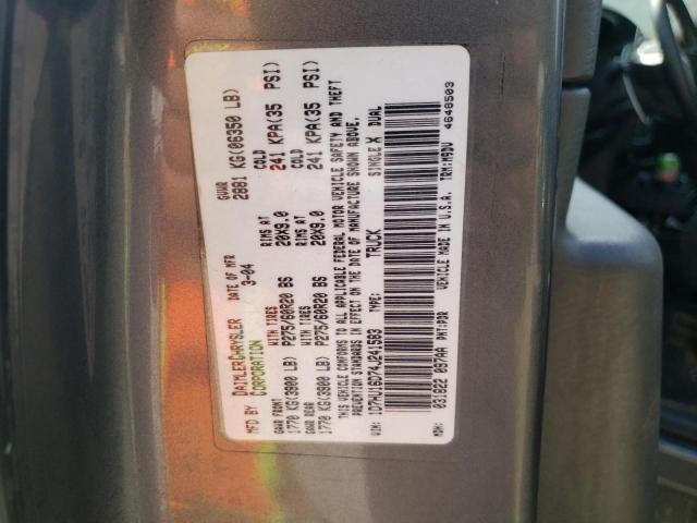 Photo 10 from auction – 2004 DODGE RAM 1500 S with VIN 1D7HU16D74J241583