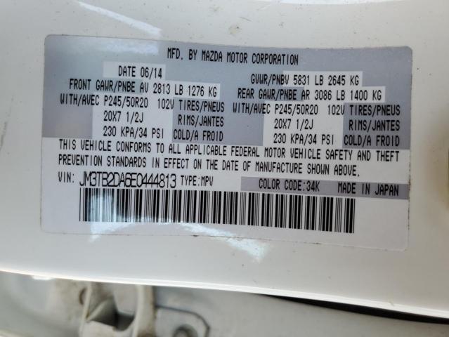 Photo 10 from auction – 2014 MAZDA CX-9 GRAND with VIN JM3TB2DA6E0444813