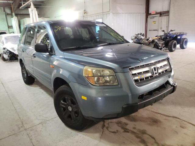 HONDA PILOT LX 2006 with VIN 2HKYF18136H536585 - Photo from auction