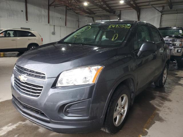 Photo 2 from auction – 2016 CHEVROLET TRAX LS with VIN 3GNCJNSB8GL257840