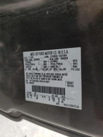 Photo 10 from auction – 2004 FORD RANGER SUP with VIN 1FTZR45E14PA41601