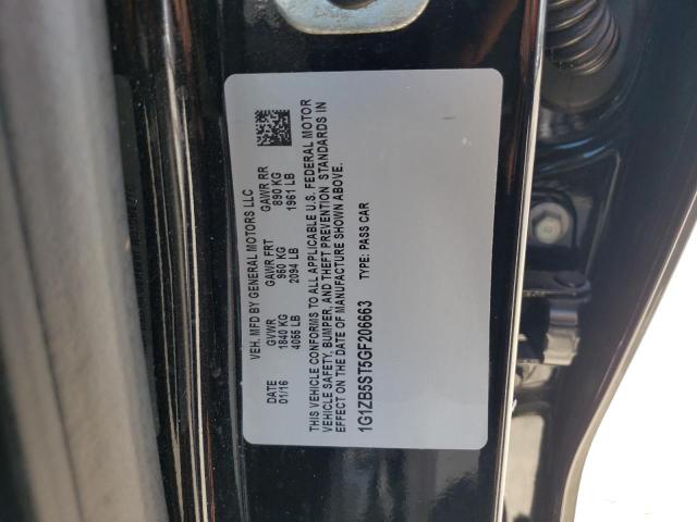 Photo 10 from auction – 2016 CHEVROLET MALIBU with VIN 1G1ZB5ST5GF206663