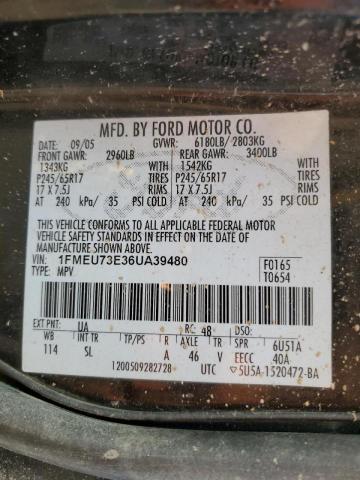 Photo 10 from auction – 2006 FORD EXPLORER X with VIN 1FMEU73E36UA39480