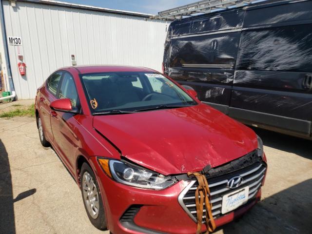 HYUNDAI ELANTRA 2017 with VIN 5NPD74LFXHH080345 - Photo from auction