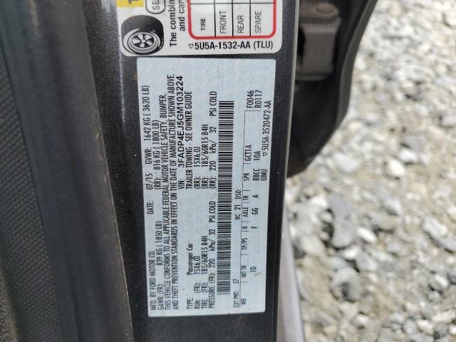 Photo 10 from auction – 2016 FORD FIESTA SE with VIN 3FADP4EJ5GM103224