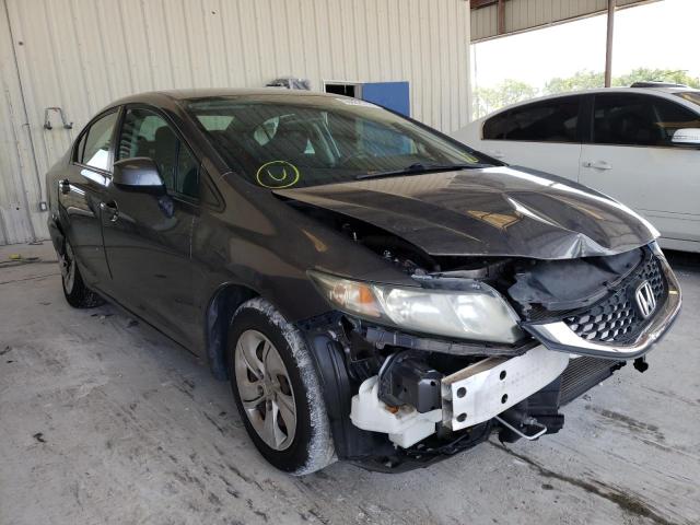 HONDA CIVIC LX 2013 with VIN 19XFB2F5XDE100414 - Photo from auction