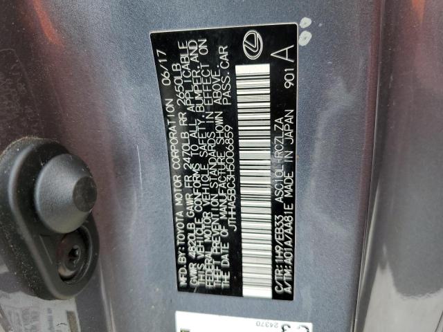Photo 10 from auction – 2017 LEXUS RC 200T with VIN JTHHA5BC3H5006859
