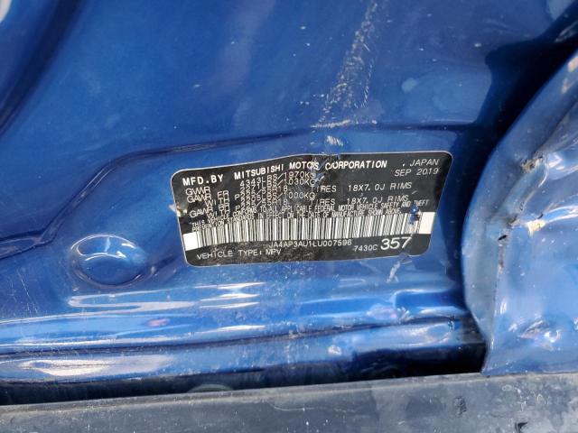 Photo 10 from auction – 2020 MITSUBISHI OUTLANDER with VIN JA4AP3AU1LU007596