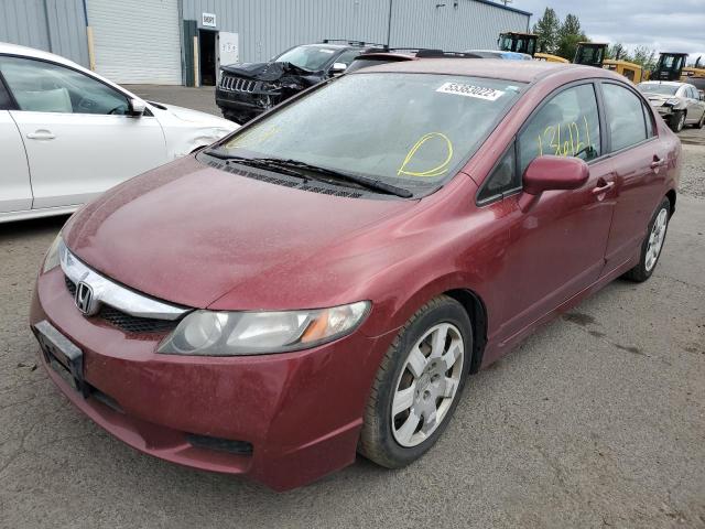 Photo 2 from auction – 2011 HONDA CIVIC LX with VIN 2HGFA1F57BH528358