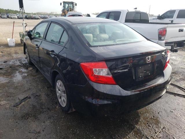 Photo 3 from auction – 2012 HONDA CIVIC LX with VIN 19XFB2F51CE011703