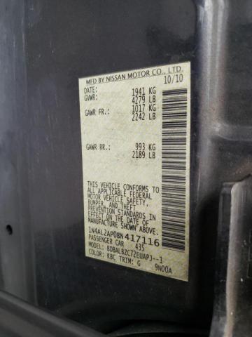 Photo 10 from auction – 2011 NISSAN ALTIMA BAS with VIN 1N4AL2AP0BN417116