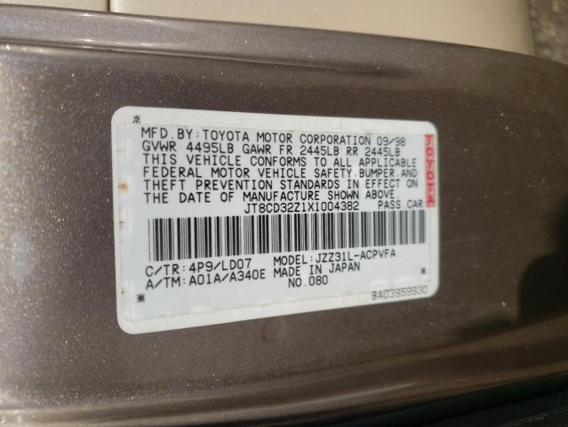 Photo 10 from auction – 1999 LEXUS SC 300 with VIN JT8CD32Z1X1004382