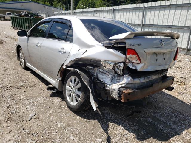 Photo 3 from auction – 2009 TOYOTA COROLLA BA with VIN 2T1BU40E19C028232