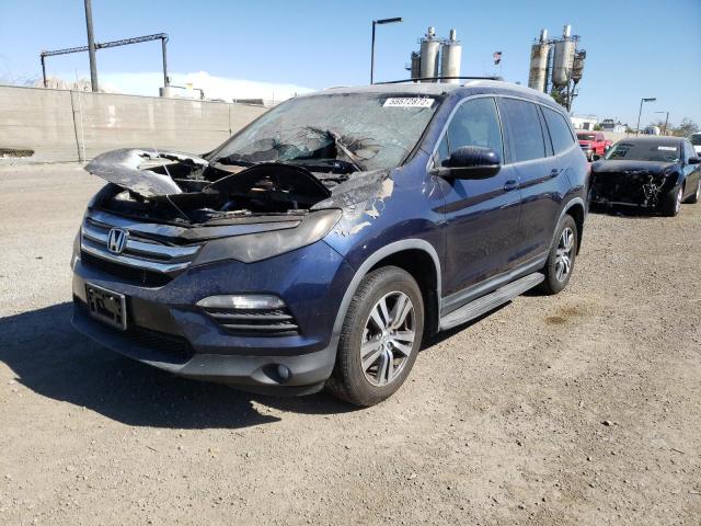 Photo 2 from auction – 2016 HONDA PILOT EXL with VIN 5FNYF5H82GB005334