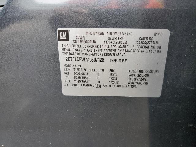 Photo 10 from auction – 2010 GMC TERRAIN SL with VIN 2CTFLCEW7A6307128