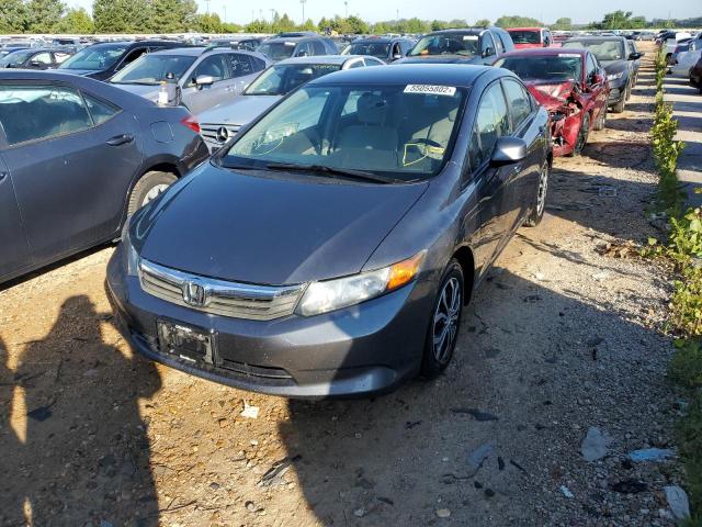 Photo 2 from auction – 2012 HONDA CIVIC LX with VIN 19XFB2F55CE021764